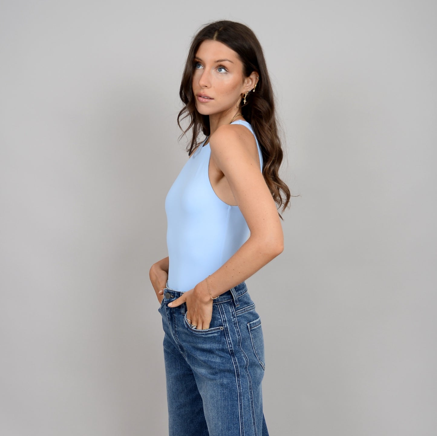 RD Style Roxanna Bodysuit Blue Falls