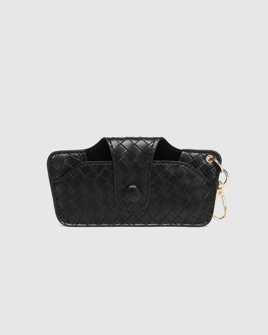 Louenhide Skittle Sunglasses Case Woven Black