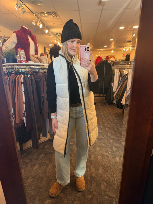 SIGNATURE CASHMERE RAGLAN PUFF SLEEVE HENLEY SWEATER