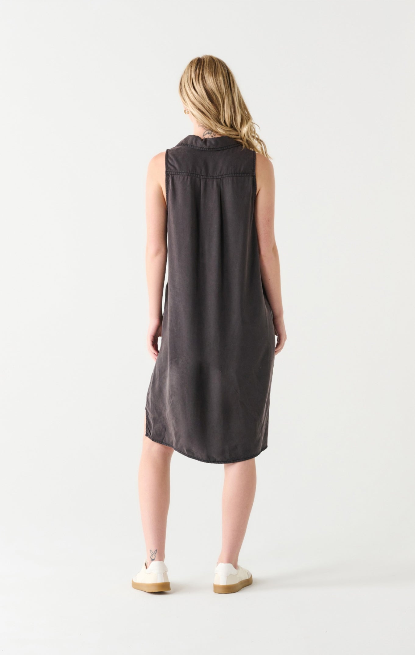 Dex A-Line Tencel Knee Length Dress
