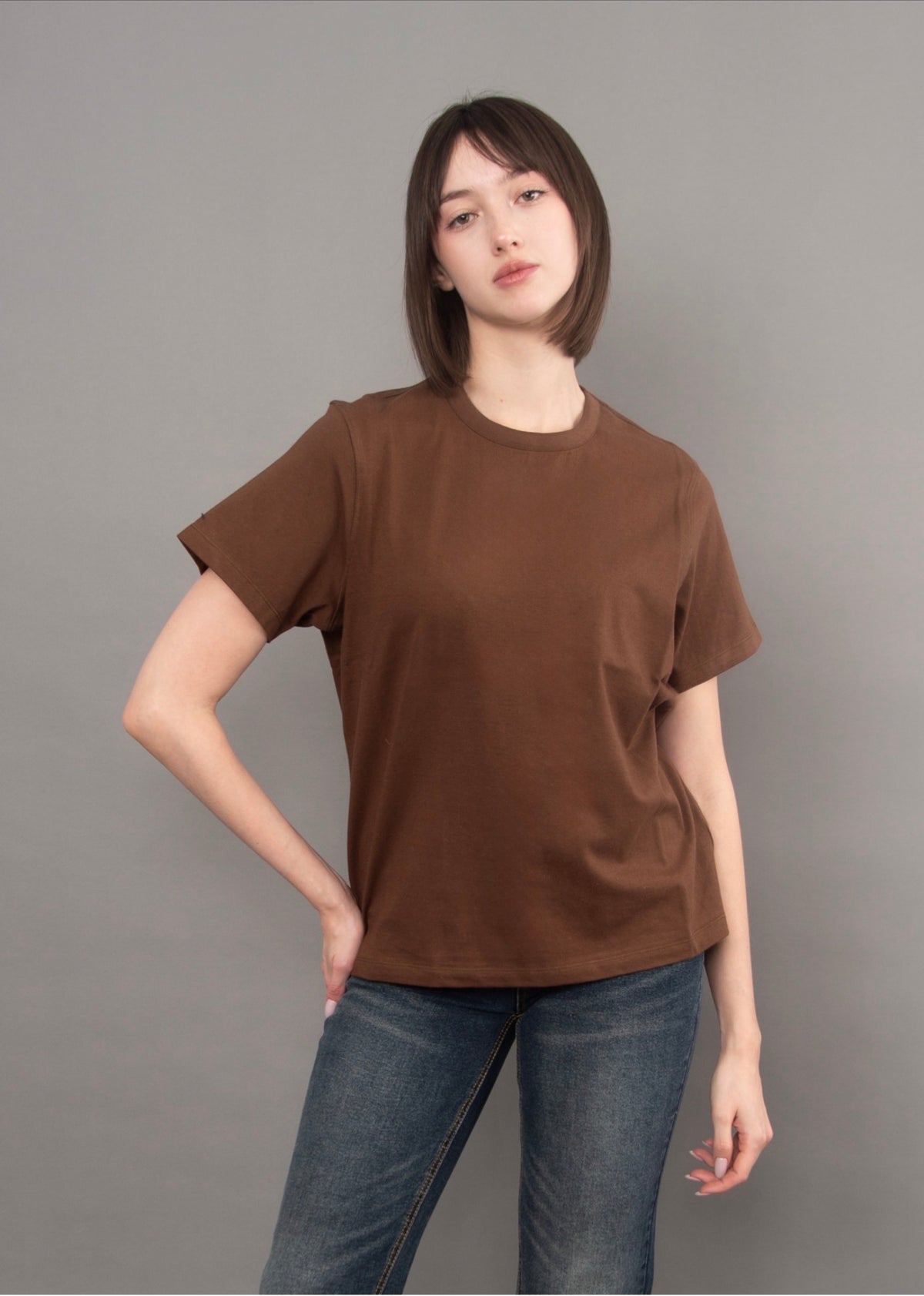 RD Style Regina Tee Mahogany