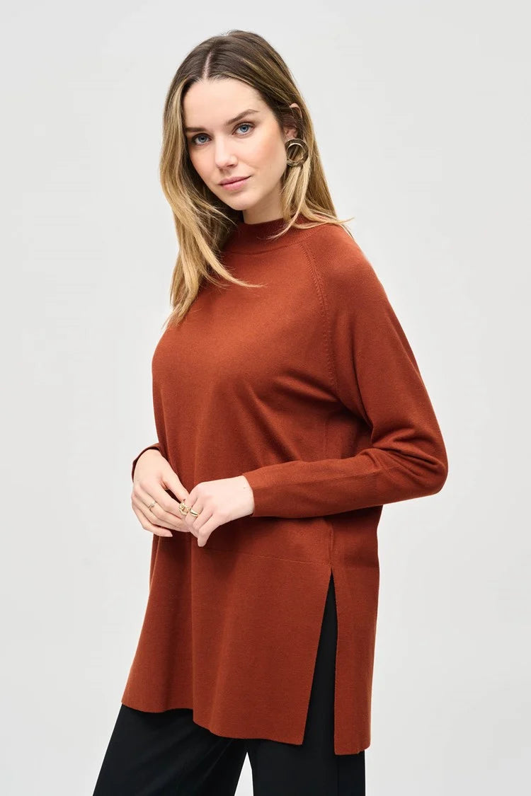 Sweater Knit Mock Neck Tunic
243956
Magazine Style