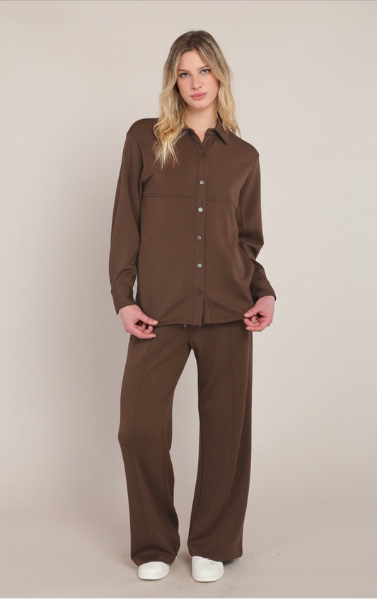 Dex Scuba Pull On Pants Chocolate