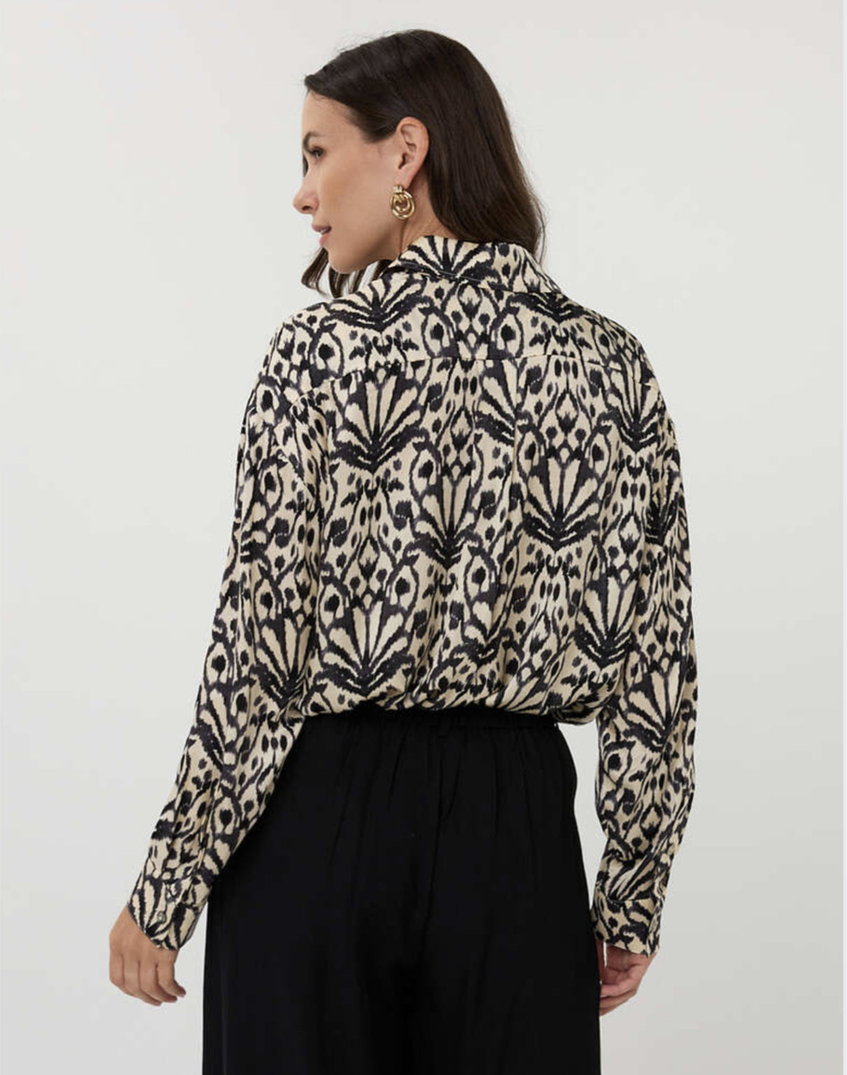 Esqualo Silky Printed Blouse