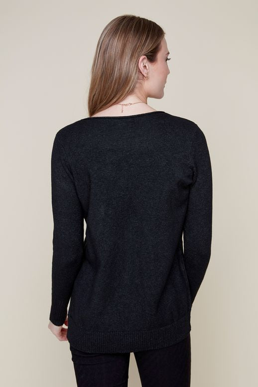 Renuar Round Neck Sweater Black