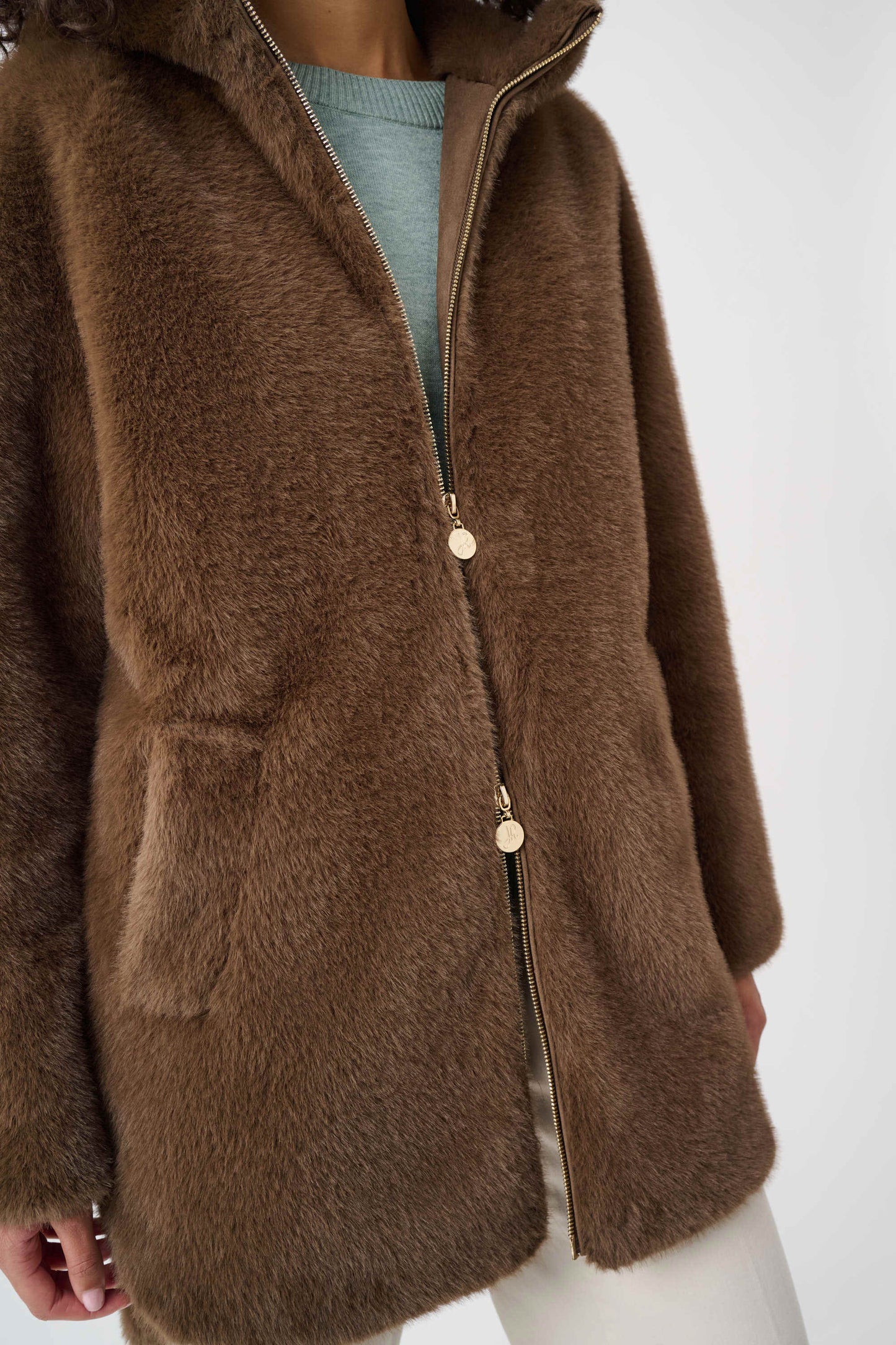 Faux Fur Hooded Coat
263914