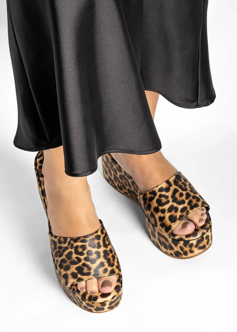 Shu Shop Ivy Platform Sandals Leopard