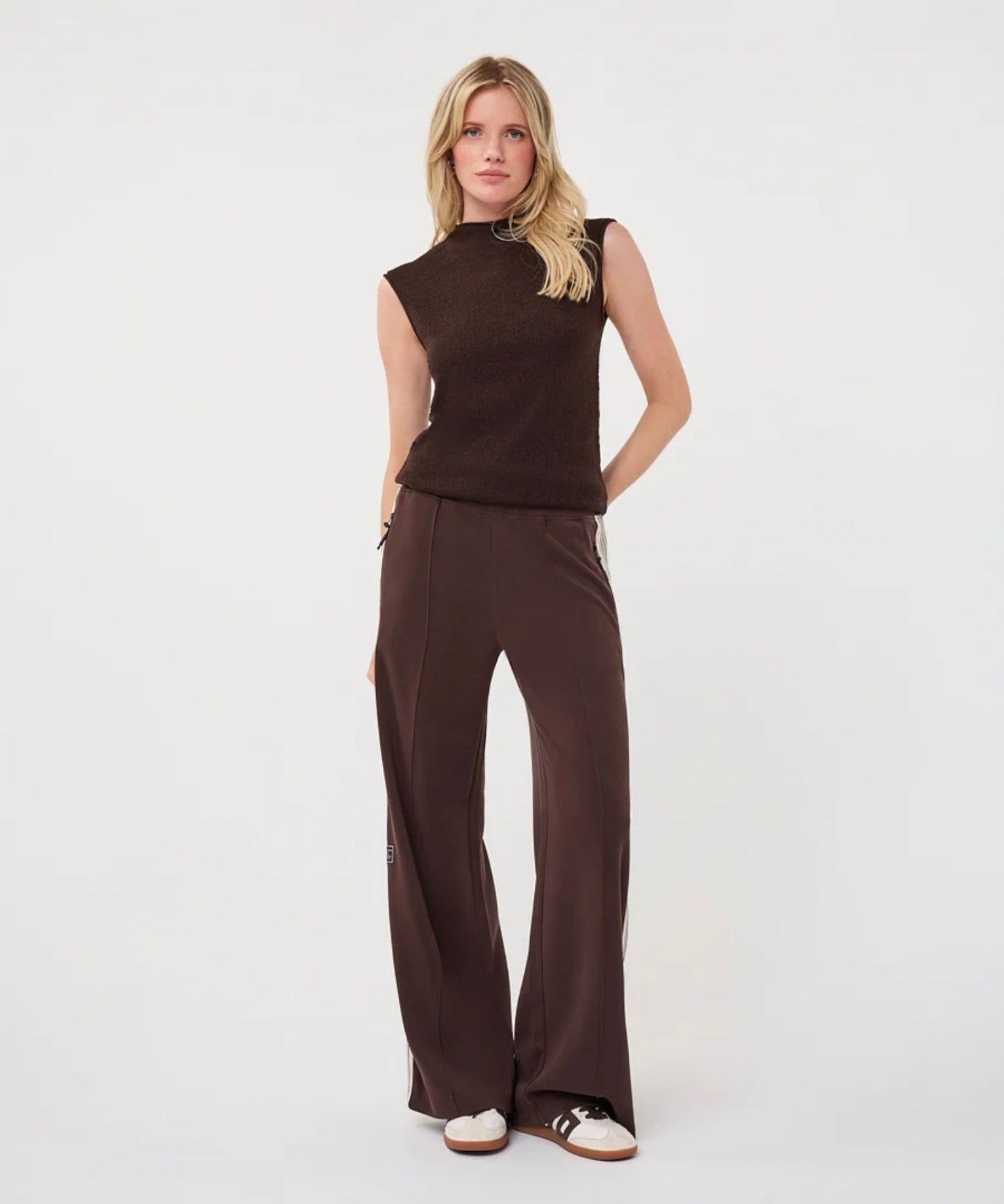 Esqualo Modal Zip Pocket Pants Cacao
