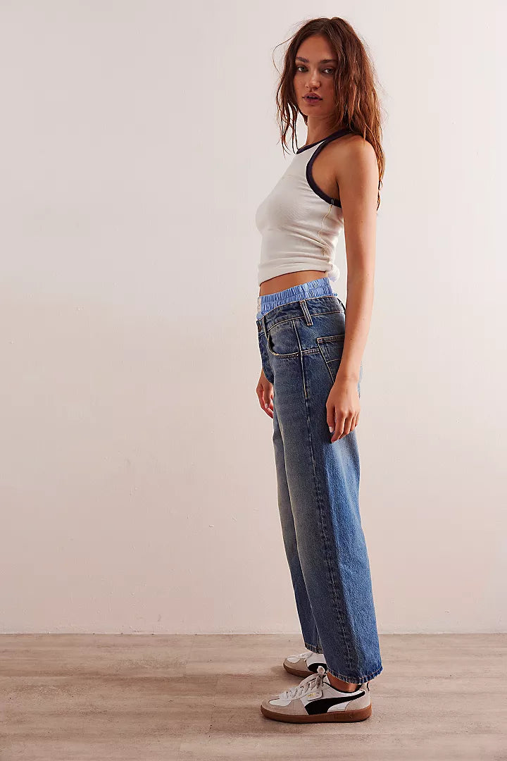 Free People Deep Trance Boyfriend Jeans From Beyond