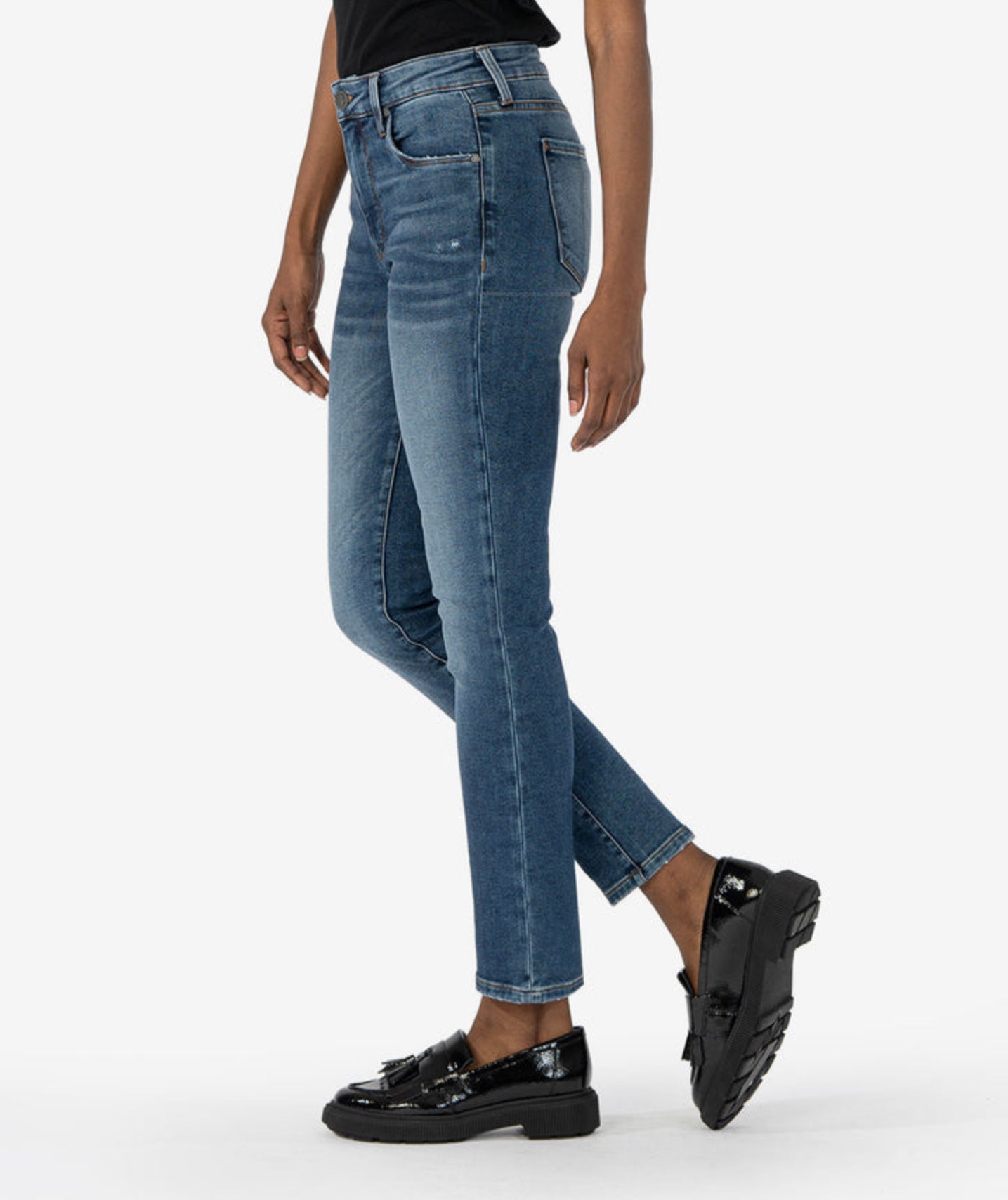Kut Reese Ankle Straight Leg Jeans