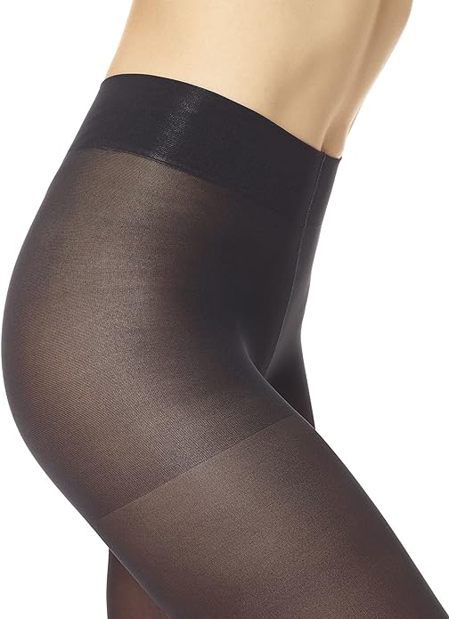 HUE Opaque Black Tights With Control Top
