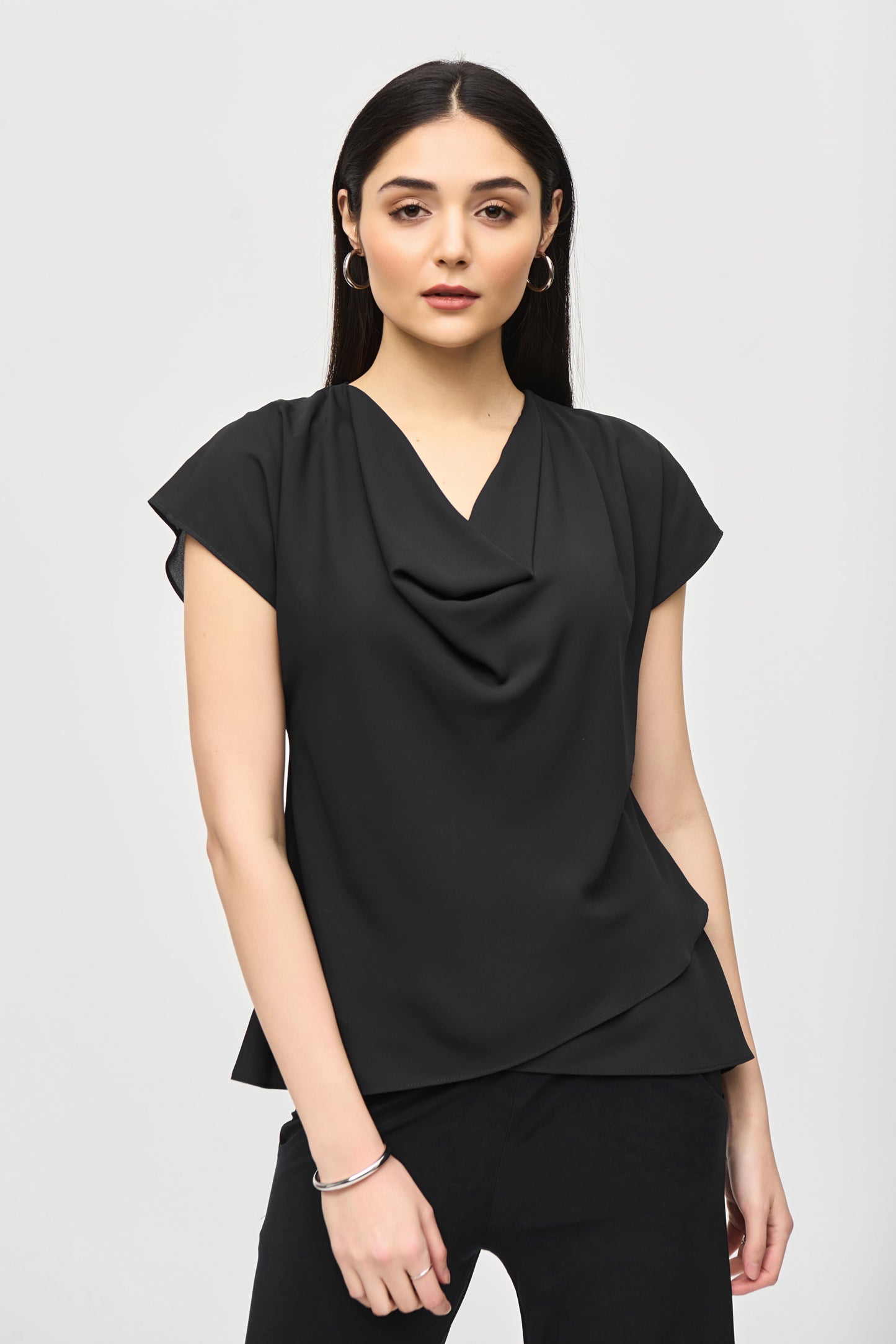 Georgette Fit and Flare Layered Top
242027