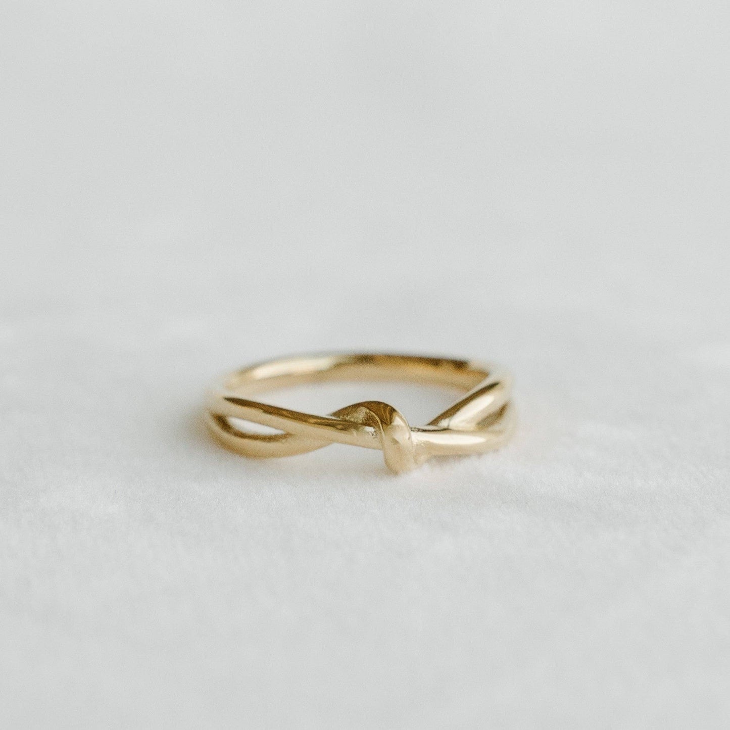 Petite Gold Jewelry Everly Knot Ring