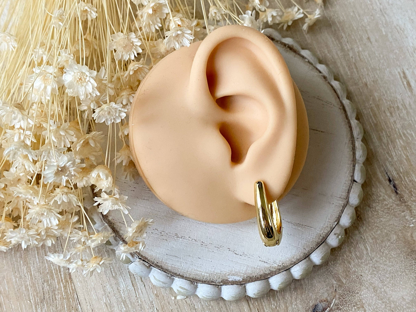Agaveh Girl Nola Hoop Earrings