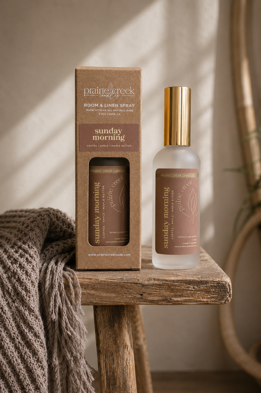 Prairie Creek Candles Sunday Morning Room & Linen Spray