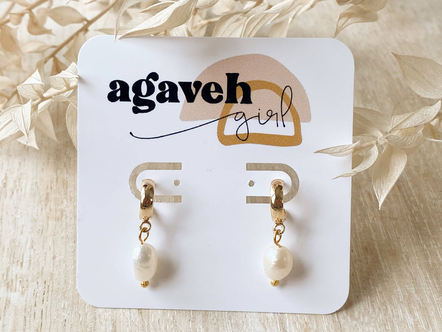Agaveh Girl Coast Hoop Earrings