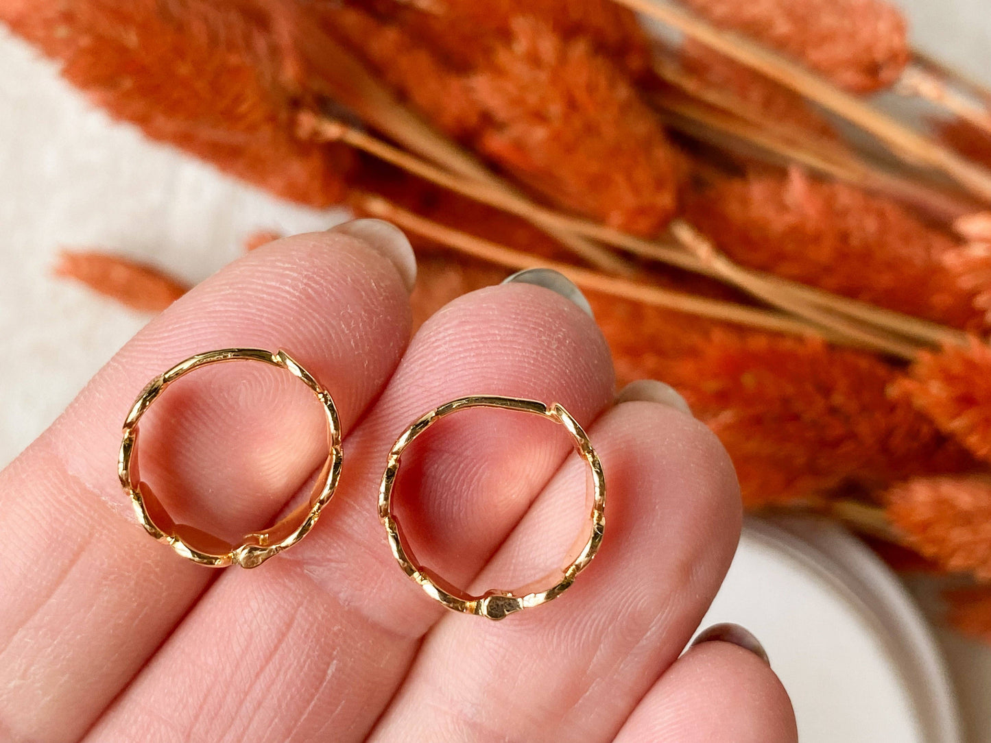 Agaveh Girl Margo Hoops Gold