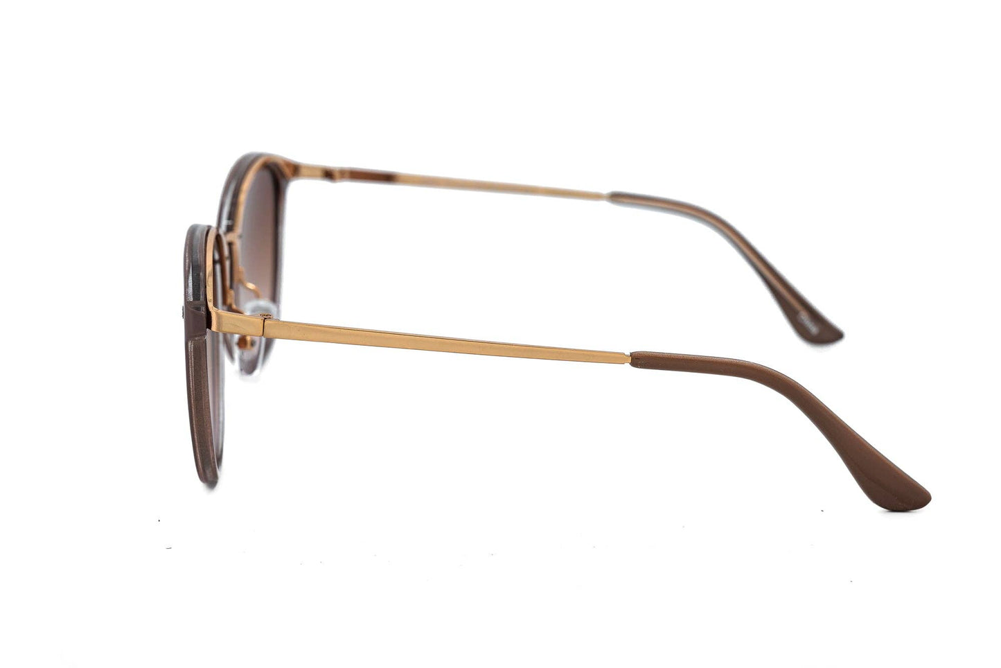 Bolero Soraya Round Brown Gradient Sunglasses Nude / Brown