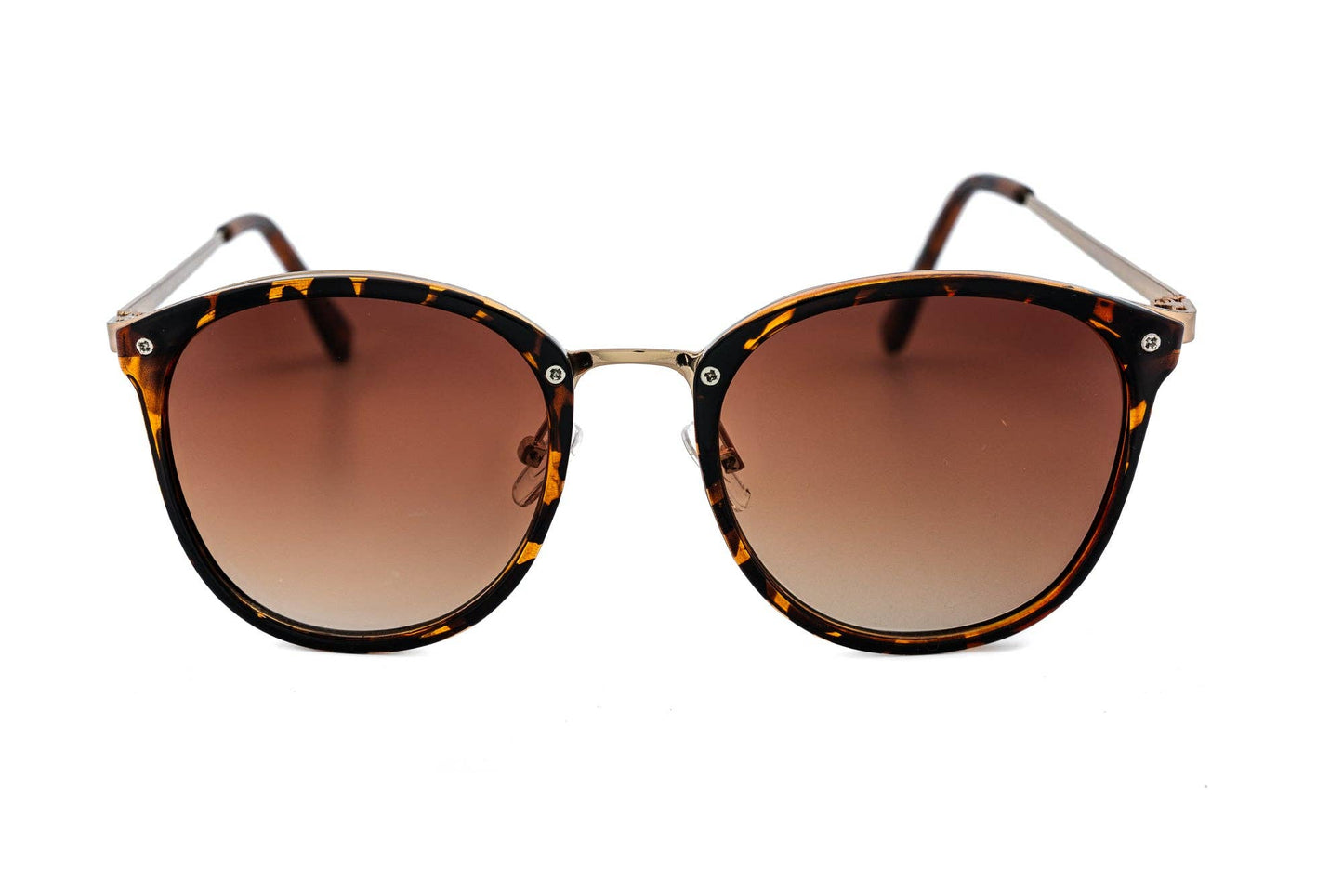 Bolero Soraya Round Brown Gradient Sunglasses Tort / Brown