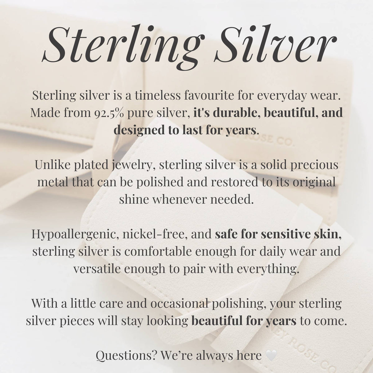 Sydney Rose Ivy Hoops Sterling Silver